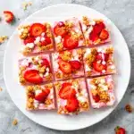strawberry yogurt granola bark - featured image