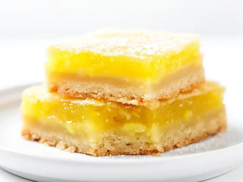 Tangy Lemon Bars Recipe with Buttery Shortbread Crust Everyone Loves 4 tangy lemon bars recipe preparation steps