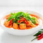 thai red curry chicken - featured image
