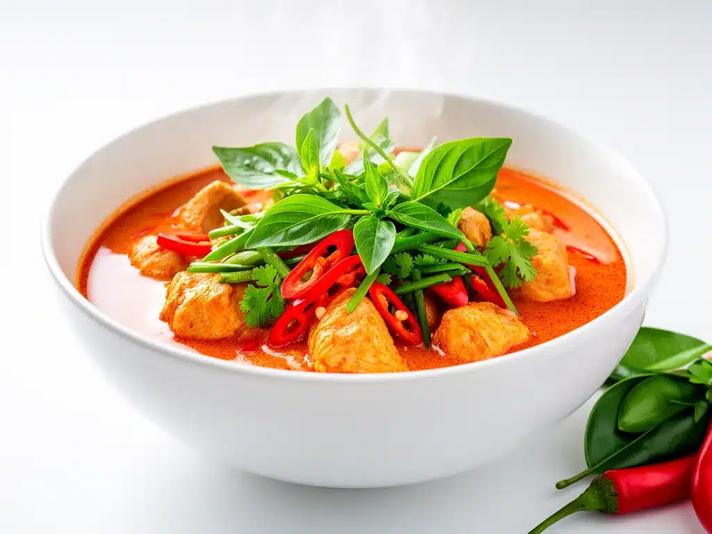 Thai Red Curry Chicken Recipe Easy Homemade Coconut Milk Dinner for Busy Weeknights 4 thai red curry chicken preparation steps