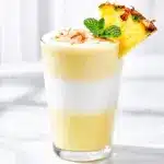 tropical pineapple coconut smoothie - featured image