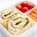 turkey and cheese pinwheel - featured image