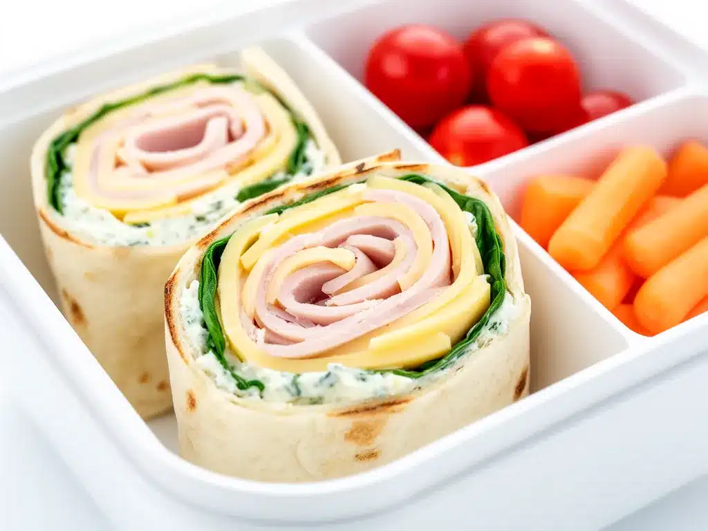 Back-to-School Turkey and Cheese Pinwheel Recipe Easy Lunchbox Idea for Busy Weeknights 4 turkey and cheese pinwheel preparation steps