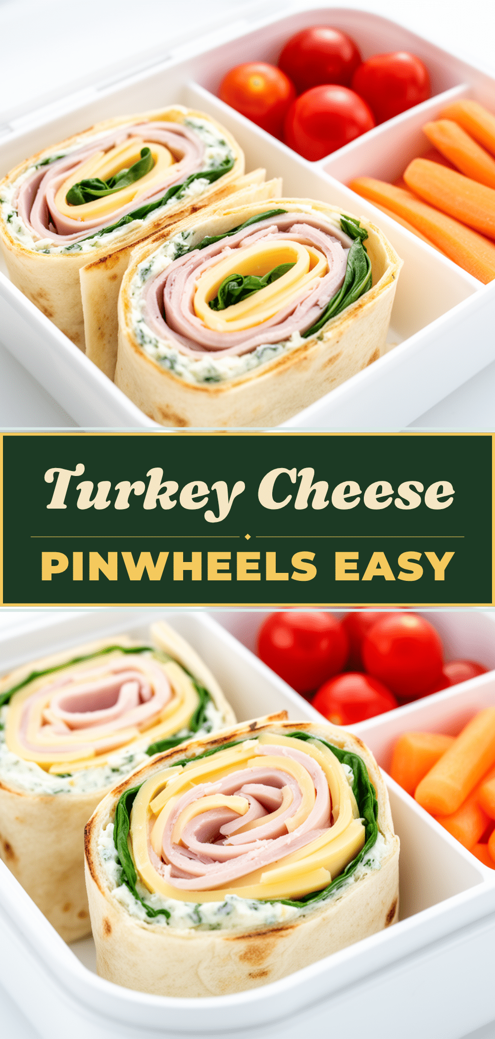 Back-to-School Turkey and Cheese Pinwheel Recipe Easy Lunchbox Idea for Busy Weeknights 5 turkey and cheese pinwheel recipe