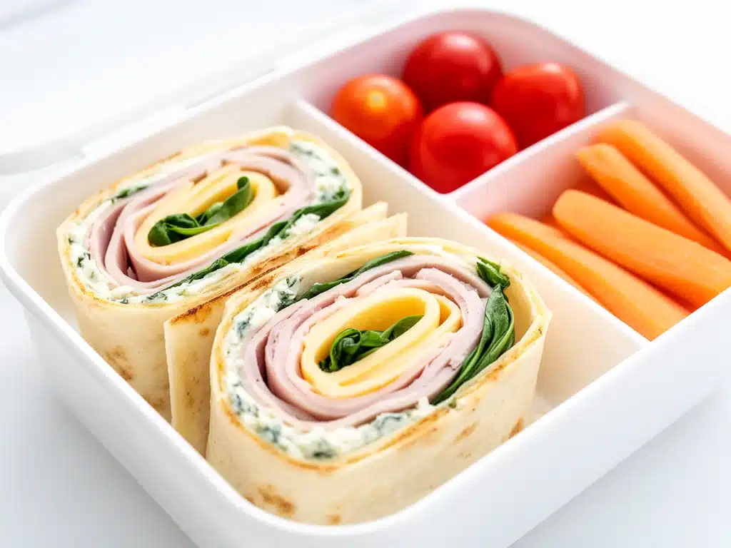turkey and cheese pinwheel - featured image