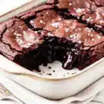 ultra-fudgy one-bowl brownies - featured image