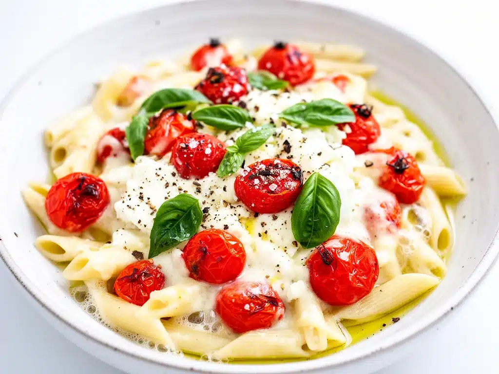 viral baked feta pasta - featured image