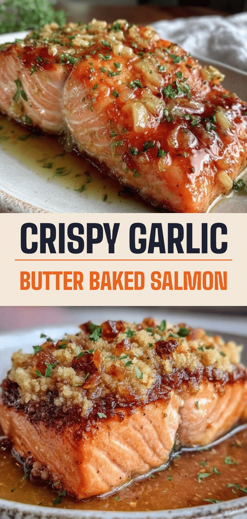 Baked Salmon with Crispy Garlic Butter Crust 5 Baked Salmon with Crispy Garlic Butter Crust recipe