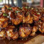 BBQ chicken skewers - featured image