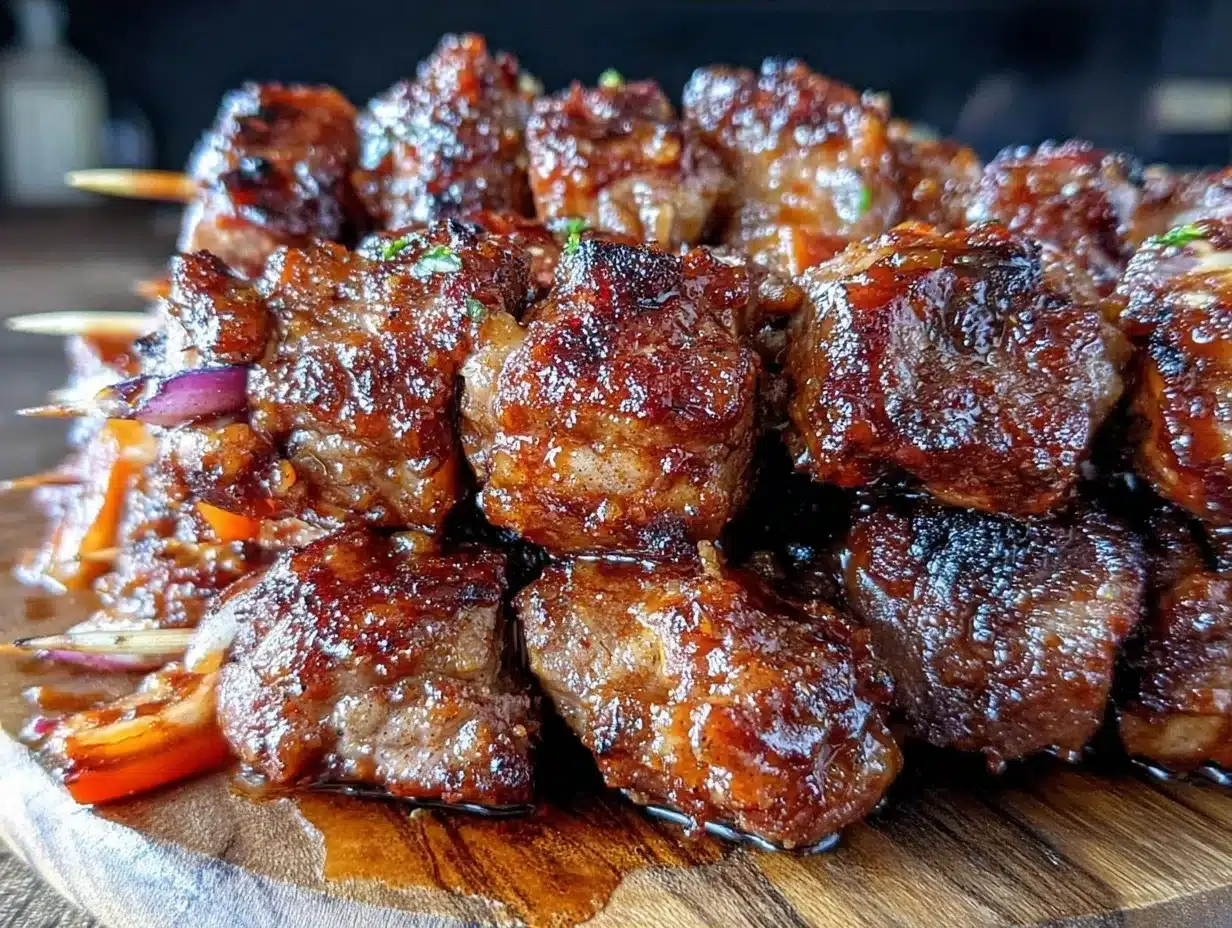 Labor Day BBQ Chicken Skewers: Best Grilled Skewers 4 BBQ chicken skewers preparation steps