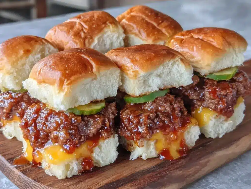 BBQ Ground Beef Sliders - featured image