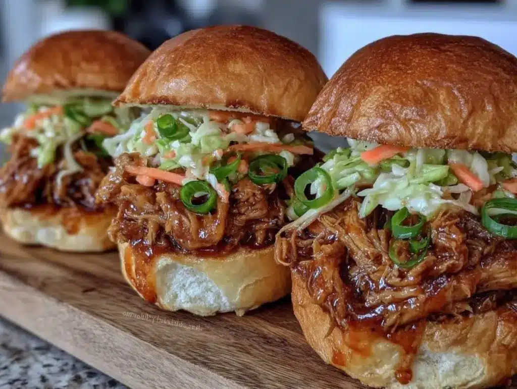 BBQ Pulled Chicken Sliders - featured image