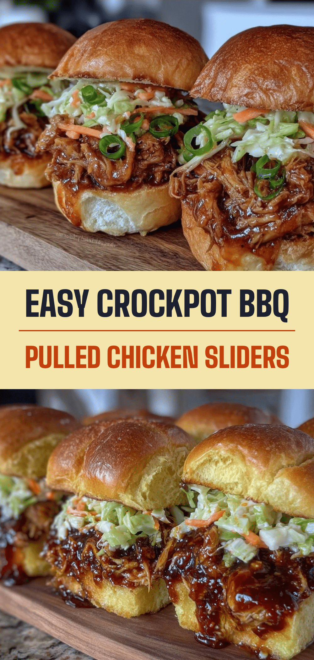 Labor Day Crockpot BBQ Pulled Chicken Sliders: Best Party Recipe 5 BBQ Pulled Chicken Sliders recipe