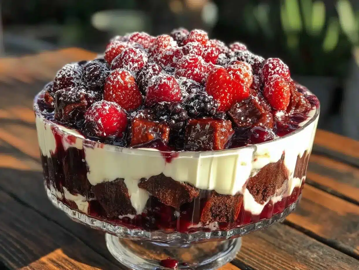 Berry Trifle for Summer Cookouts: Best Easy Dessert 4 berry trifle preparation steps