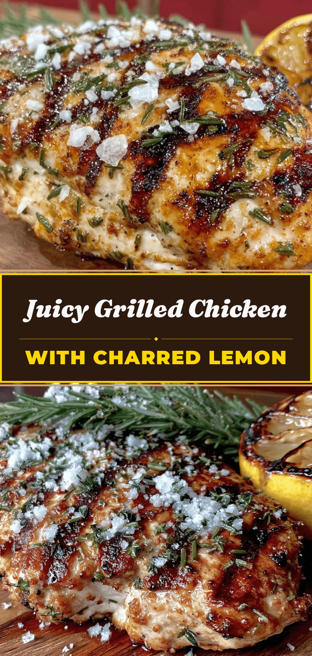 Charred Lemon Grilled Chicken: 1 Perfect Weekend Dinner Party Dish 5 charred lemon grilled chicken recipe