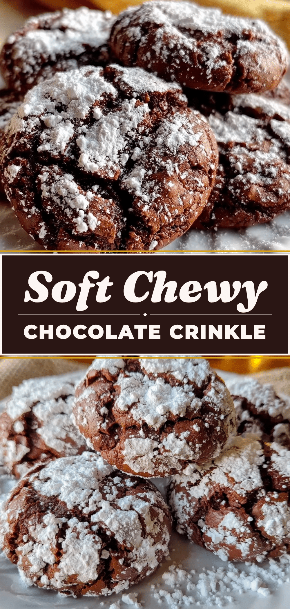 Chocolate Crinkle Cookies: 5-Ingredient Indulgent Treat 5 chocolate crinkle cookies recipe
