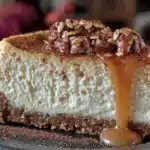 creamy pumpkin spice cheesecake - featured image