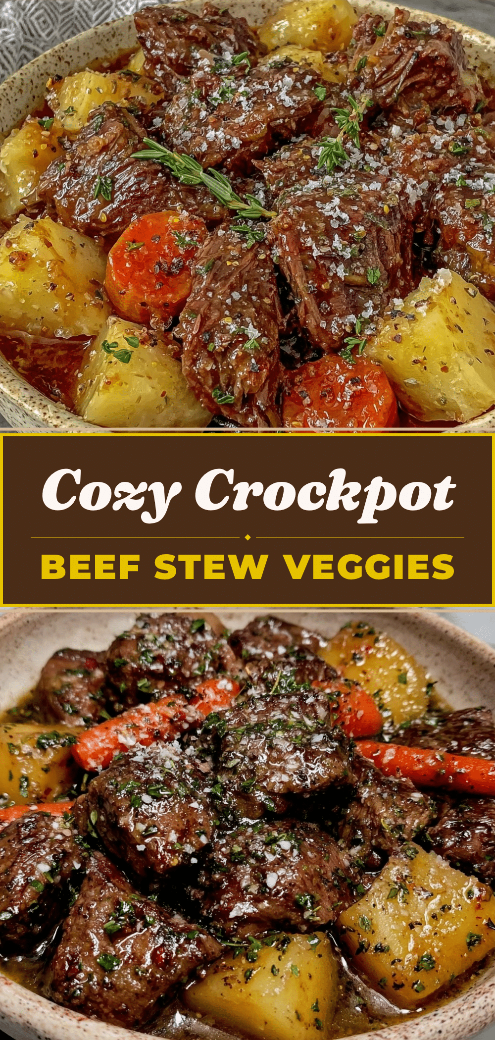 Crockpot Beef Stew: 5-Ingredient Tender Potato & Carrot Dinner 5 crockpot beef stew recipe