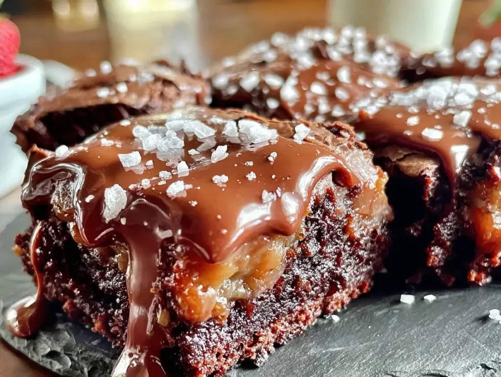 fudgy brownie bars - featured image