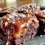 fudgy brownie bars - featured image