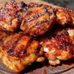 grilled bbq chicken thighs - featured image