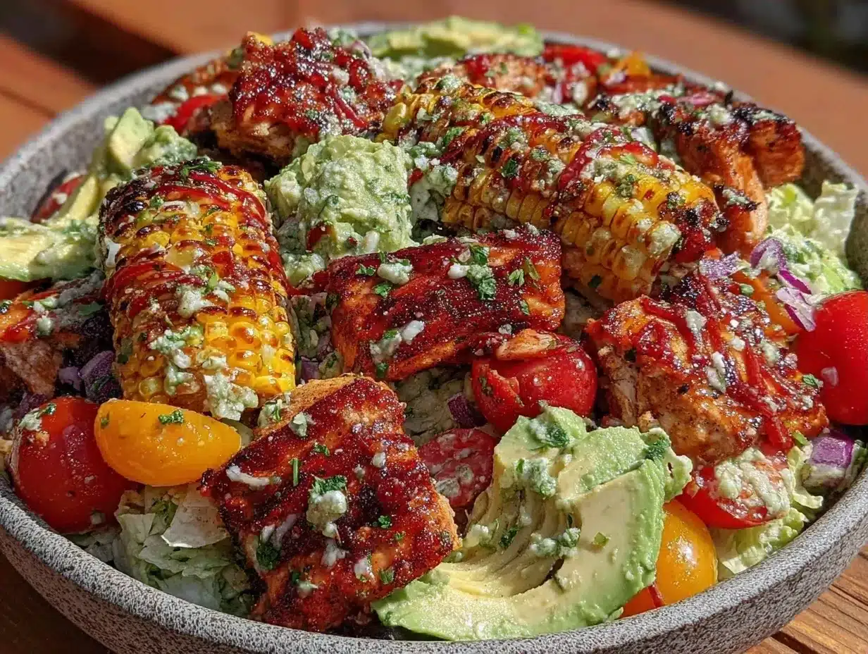 Grilled Chicken Salad with Charred Corn: Best Summer Side 4 Grilled Chicken Salad with Charred Corn preparation steps