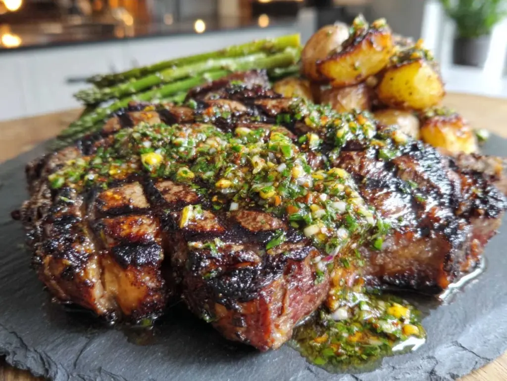 Grilled Steak with Chimichurri - featured image