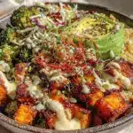 healthy vegetarian buddha bowl - featured image