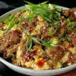 High Protein Egg and Turkey Sausage Breakfast Bowl - featured image