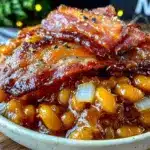 Labor Day Crockpot BBQ Baked Beans - featured image