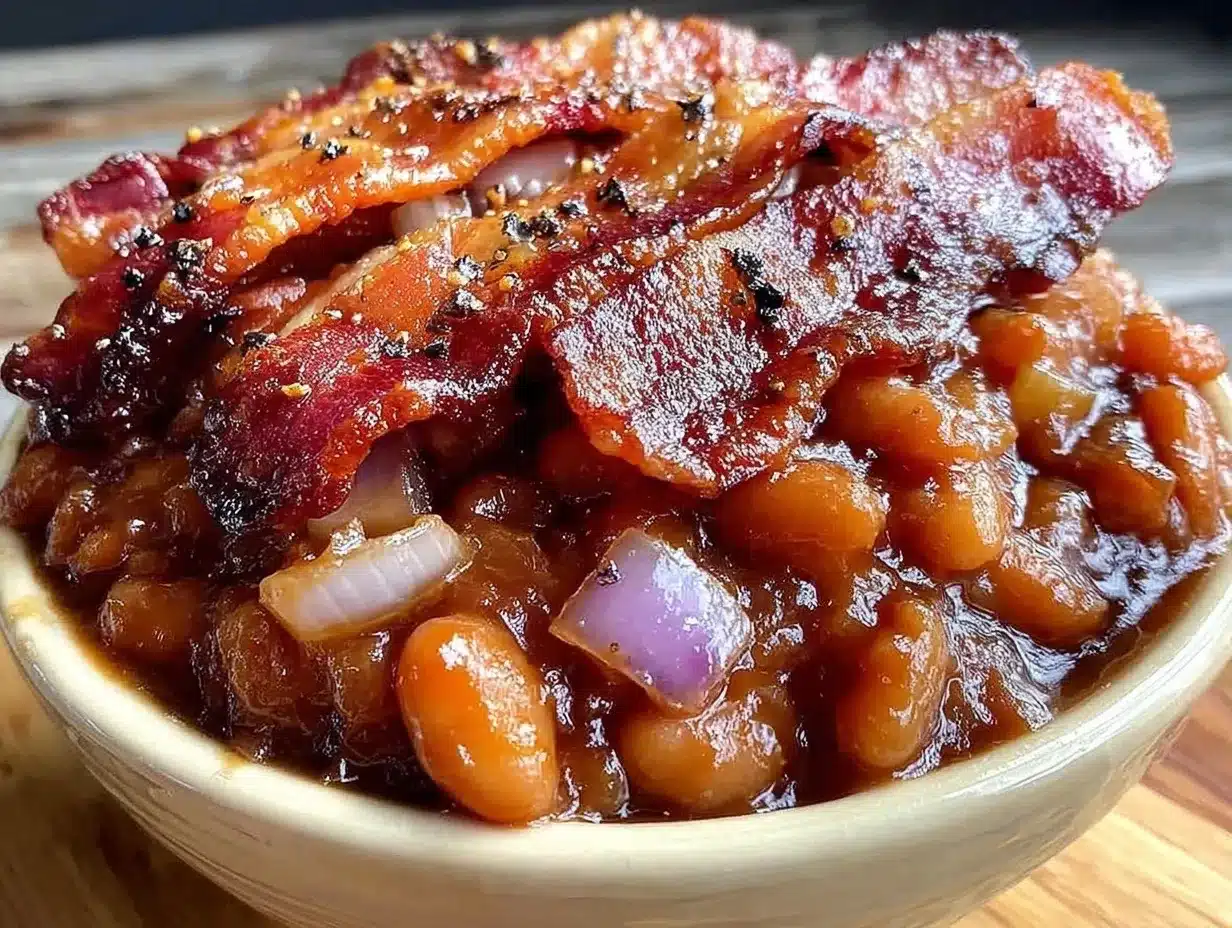 Labor Day Crockpot BBQ Baked Beans: Smoky Bacon Perfection 4 Labor Day Crockpot BBQ Baked Beans preparation steps