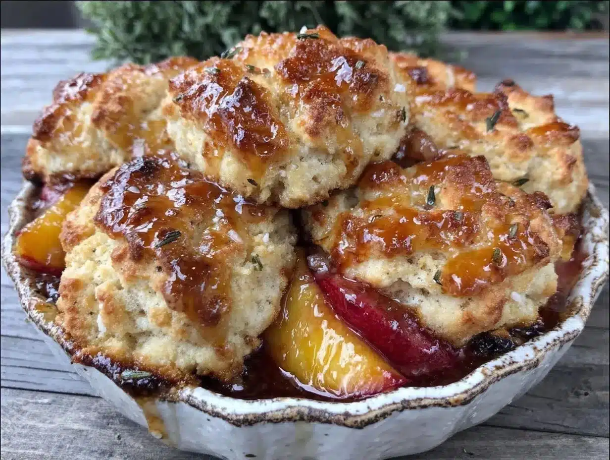 Labor Day Grilled Peach Cobbler: Perfect 15-Min Summer Dessert 4 Labor Day Grilled Peach Cobbler preparation steps