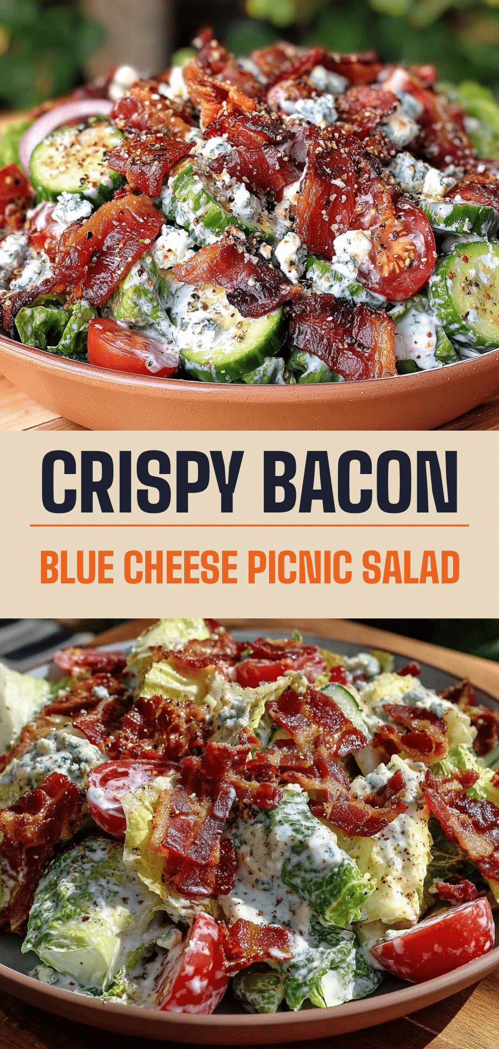 Labor Day Picnic Salad: Crispy Bacon & Blue Cheese 5 labor day picnic salad recipe