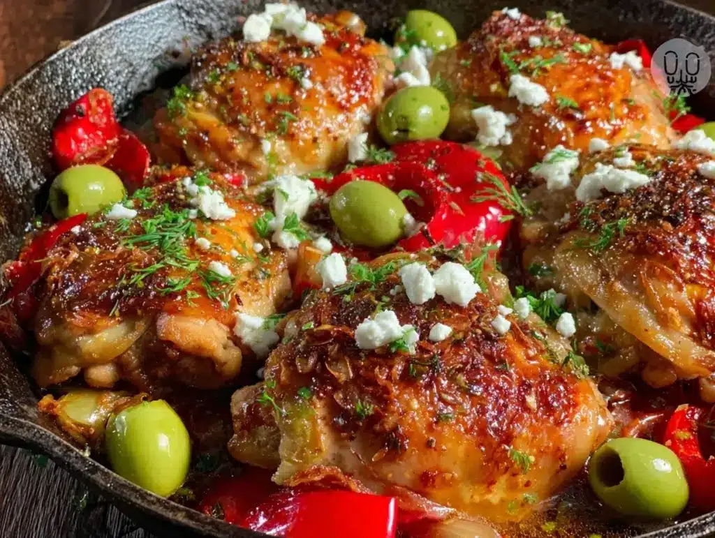 Home 1 Mediterranean chicken skillet - featured image