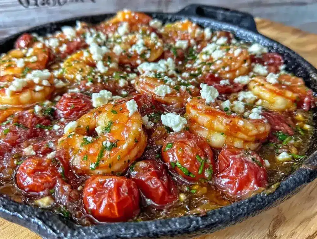Home 2 Mediterranean Shrimp Skillet - featured image