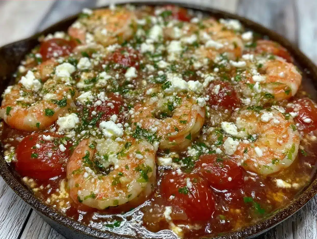 Mediterranean Shrimp Skillet: Easy Dinner Party Recipe 4 Mediterranean Shrimp Skillet preparation steps