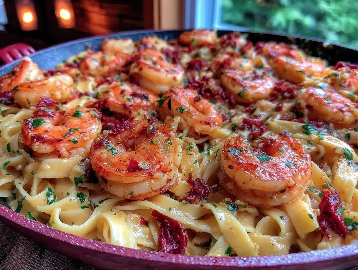One-Pot Shrimp Pasta: Easy Dinner Party Recipe 4 One-Pot Shrimp Pasta preparation steps