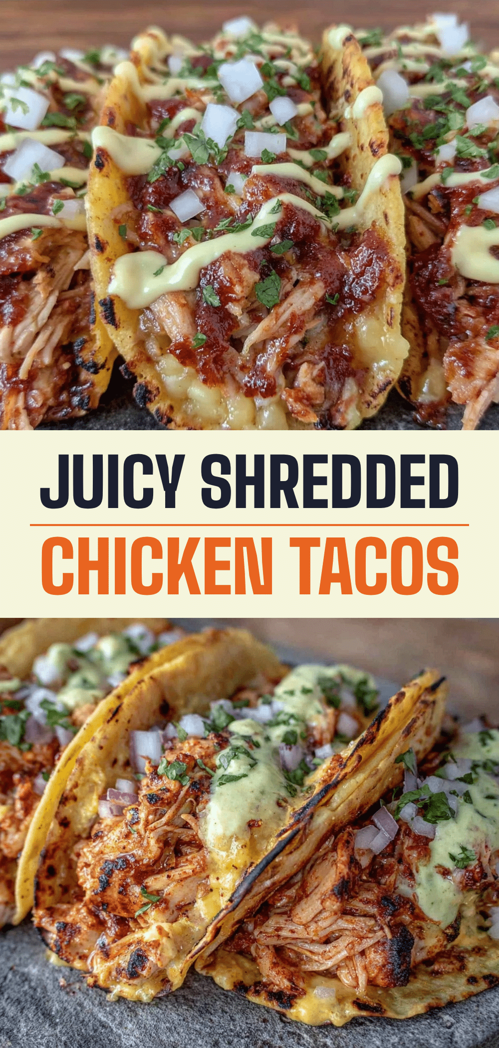 Shredded Chicken Tacos with Chipotle Lime Crema: Best Dinner Party Idea 5 shredded chicken tacos recipe