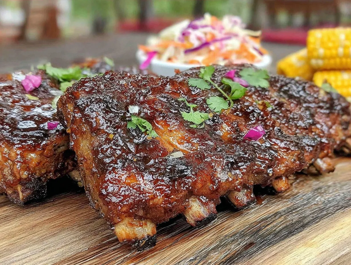 Smoky BBQ Ribs: 5-Ingredient Easy Recipe 4 smoky BBQ ribs preparation steps