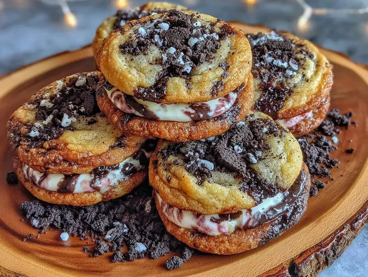 Soft Oreo Stuffed Cookies: Best Indulgent Dessert Recipe 4 soft Oreo stuffed cookies preparation steps