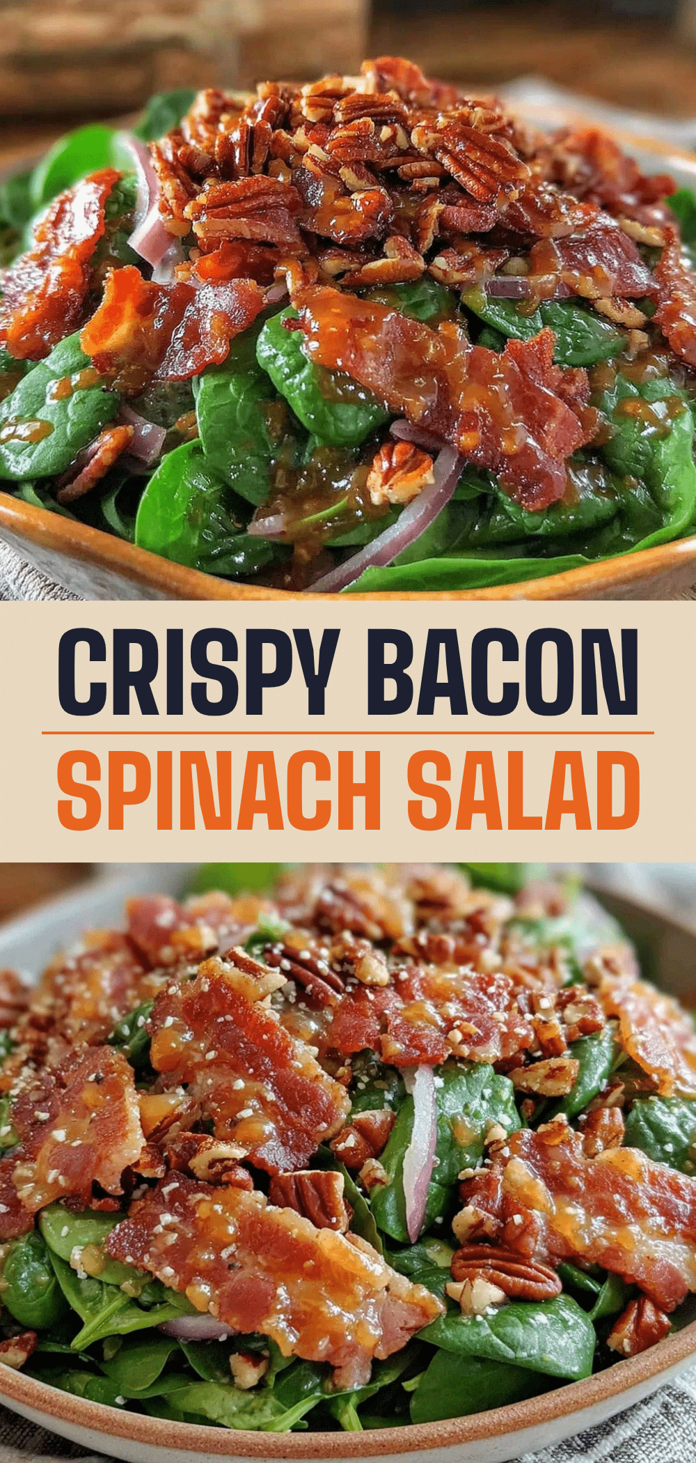 Spinach Salad with Warm Bacon Vinaigrette: Best Dinner Party Side 5 spinach salad with warm bacon vinaigrette recipe