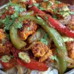Air Fryer Chicken Fajita Bowls - featured image