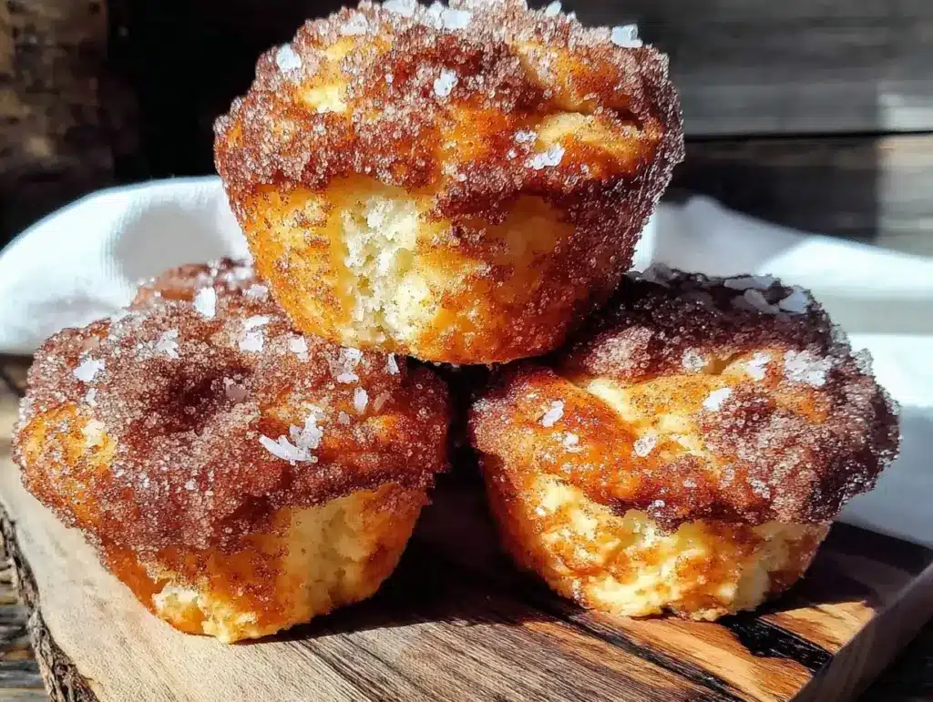 apple cider doughnut muffins - featured image