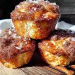 apple cider doughnut muffins - featured image