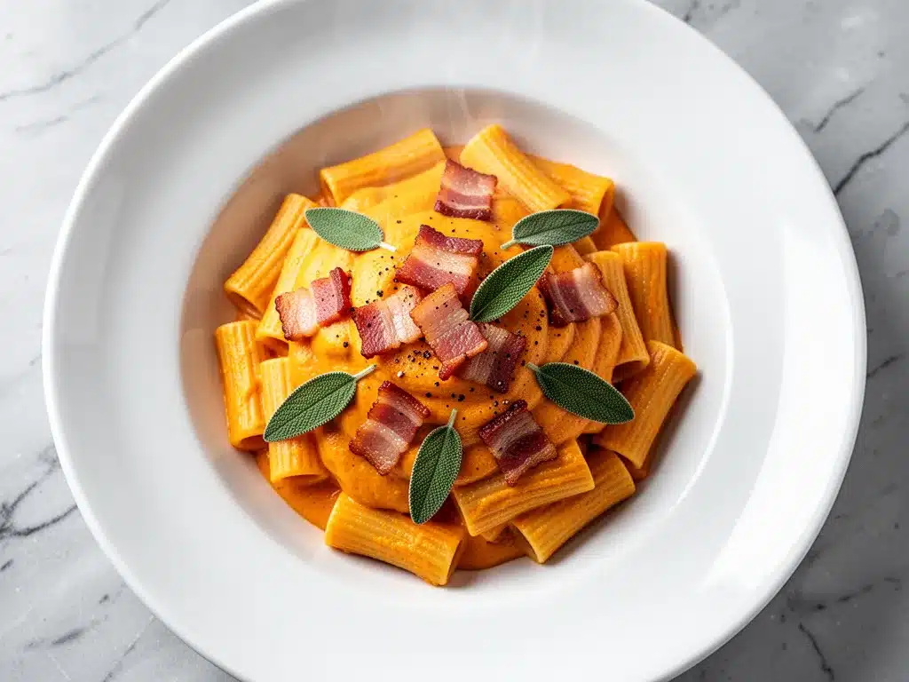 Best Autumn Creamy Pumpkin Sage Pasta: Easy 20-Minute Fall Dinner 4 Autumn Creamy Pumpkin Sage Pasta preparation steps
