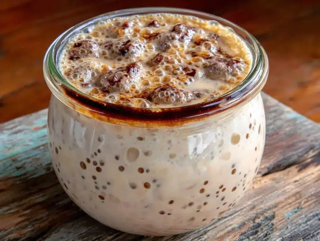 beginner friendly sourdough starter - featured image