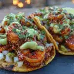 blackened shrimp tacos - featured image