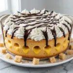 Boston Cream Poke Cake - featured image