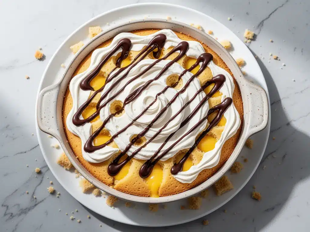 Boston Cream Poke Cake: 5-Step Easy Homemade Dessert 4 Boston Cream Poke Cake preparation steps