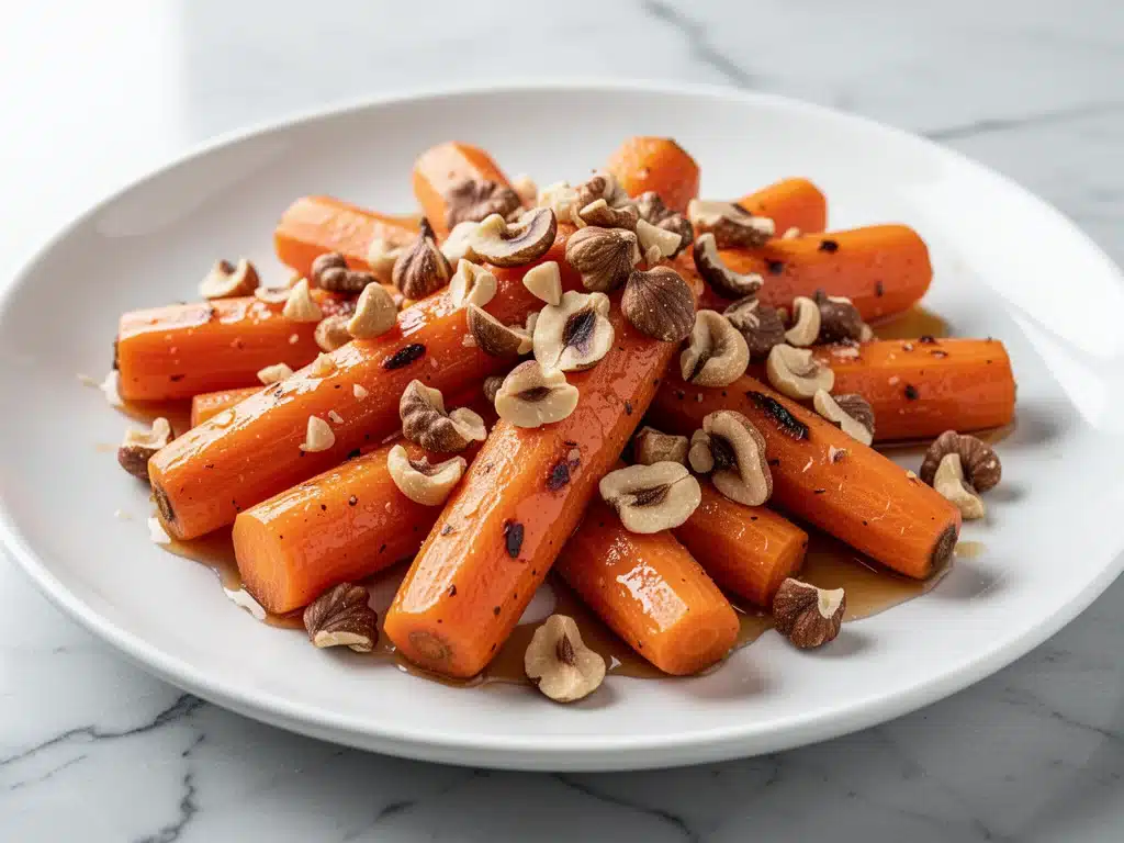 Canadian Thanksgiving Maple Glazed Carrots - featured image